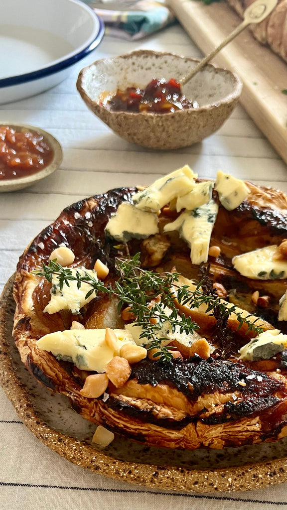 Pear and Blue Cheese Savoury Galettes